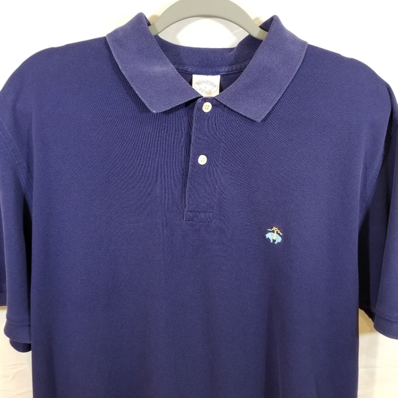 Brooks Brothers Blue Polo Shirt Golden Fleece L - Picture 4 of 16